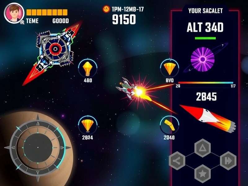 Cosmic Gladiator Space Battle spacecraft customization